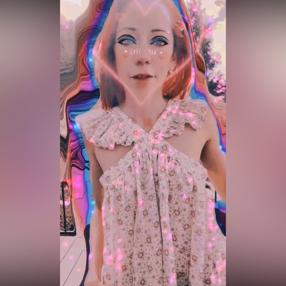 ❄️❤️🔥DÔEN ‘Nisha’ Dress Alabaster Countryside Ruffle Calico Maxi Dress XS - Picture 14 of 14